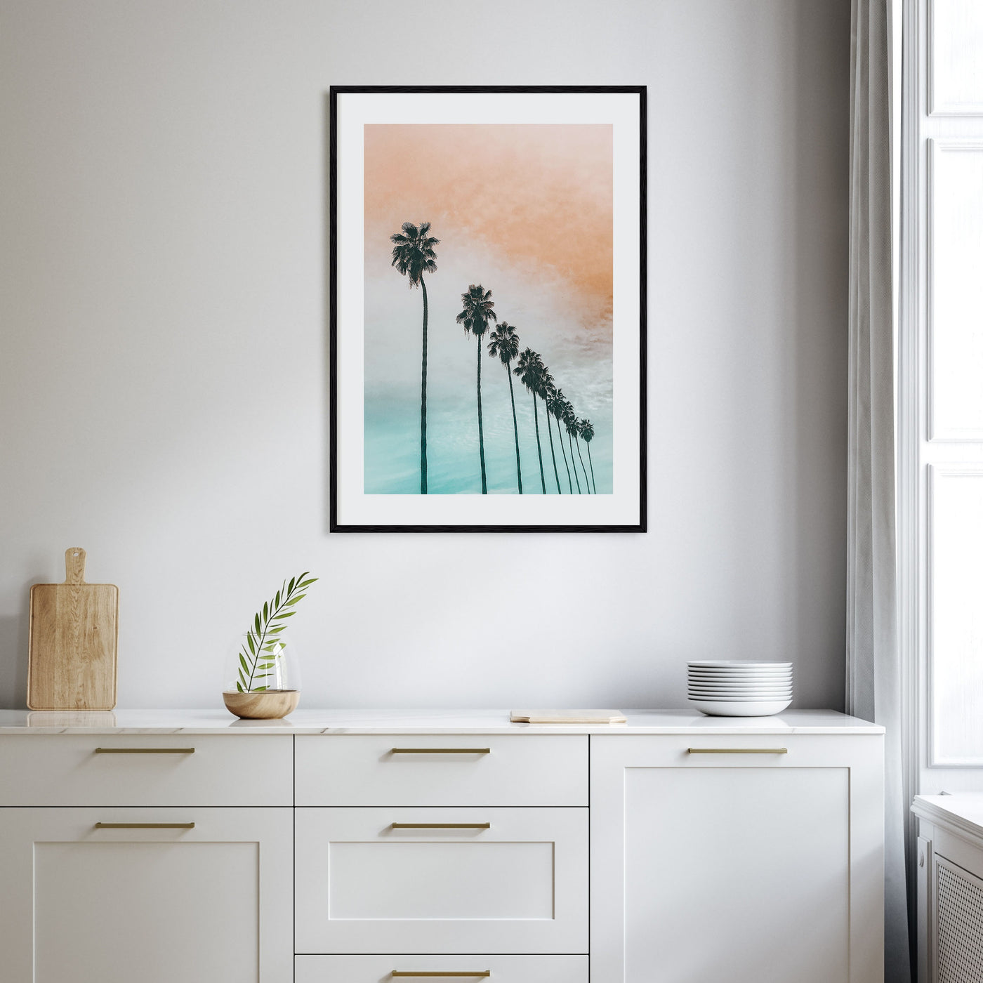 Palm Trees Photo Color No 2 Poster