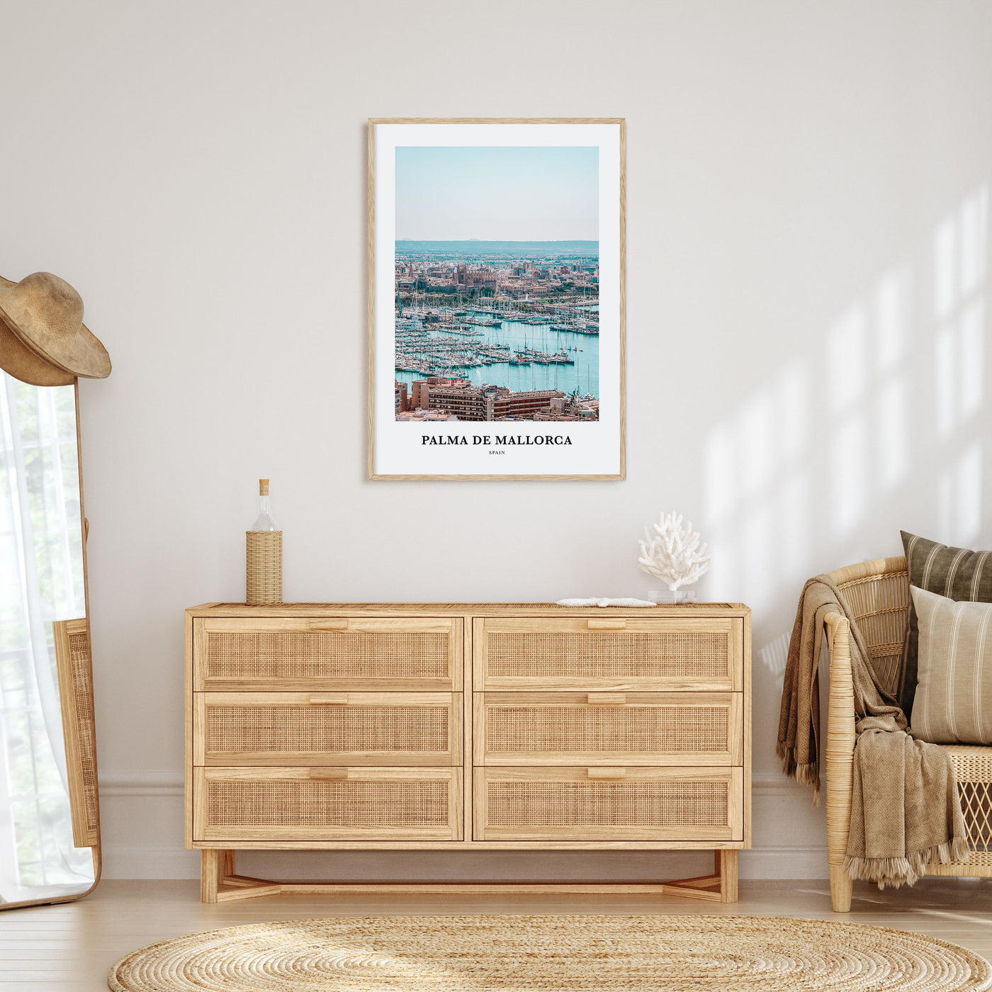 Palma de Mallorca Portrait Color Poster