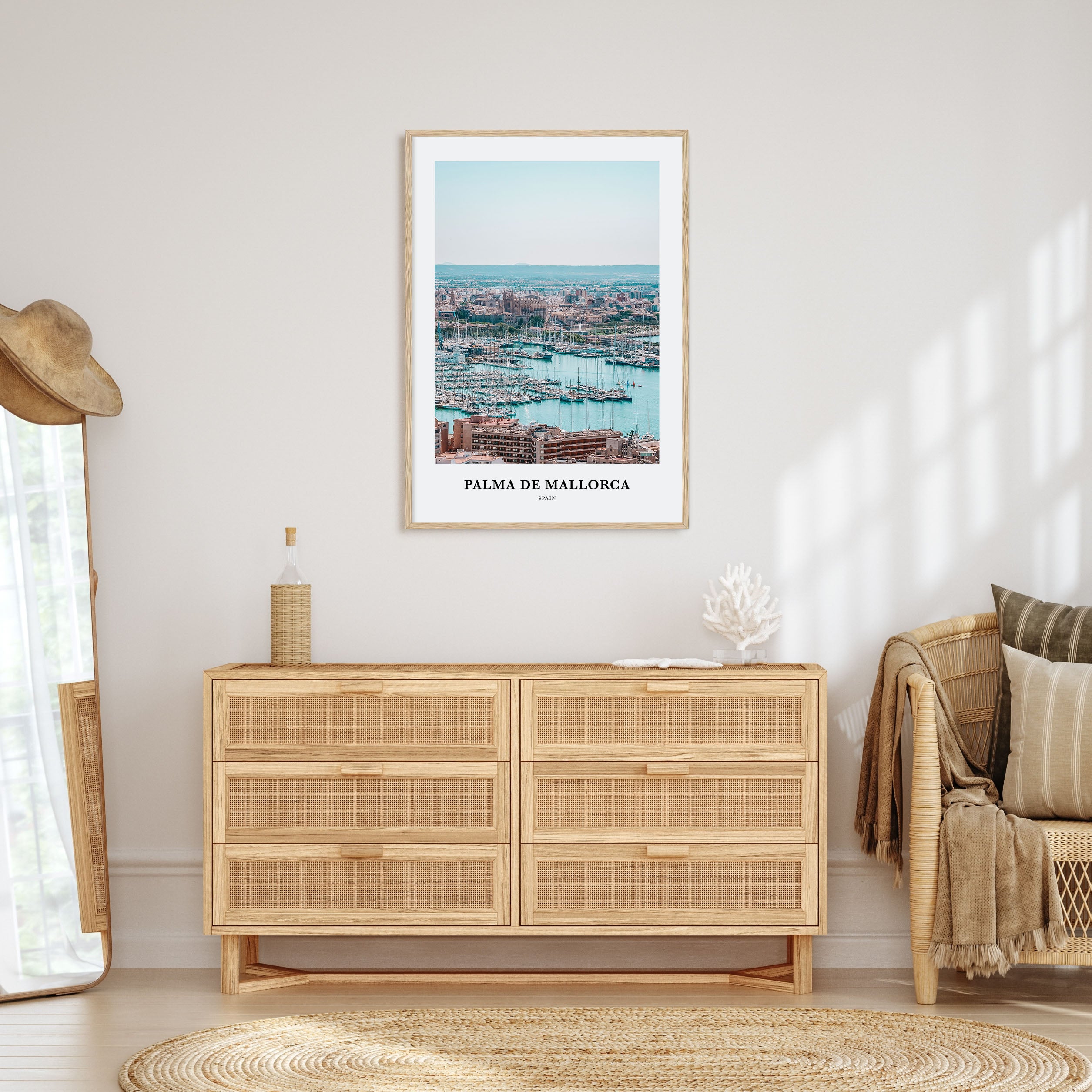 Palma de Mallorca Portrait Color Poster