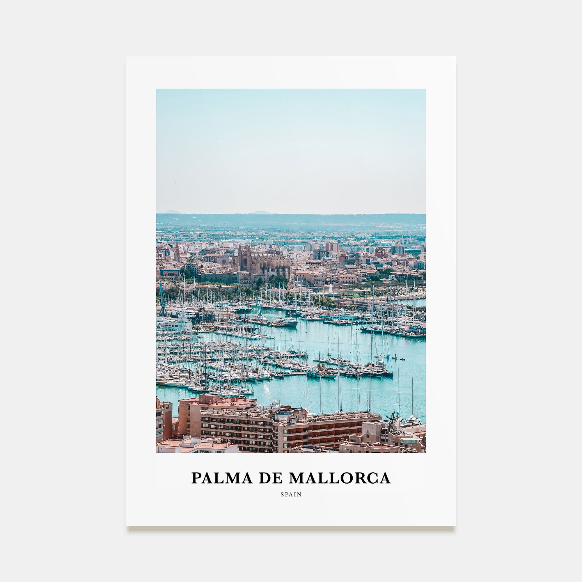 Palma de Mallorca Portrait Color Poster