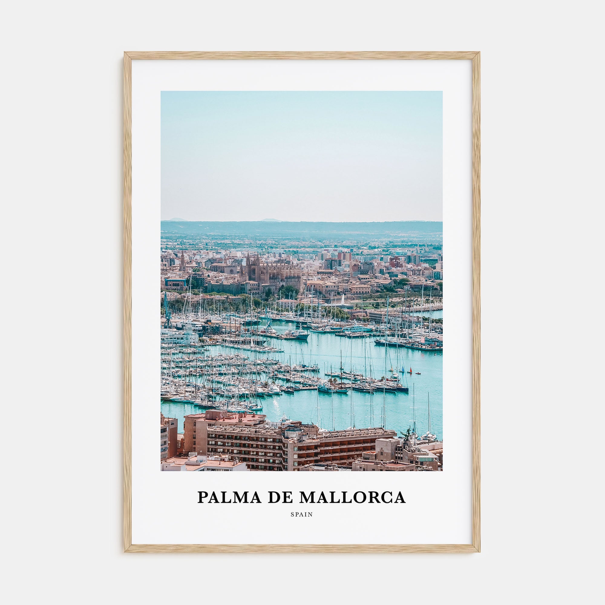 Palma de Mallorca Portrait Color Poster