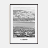 Palo Alto Portrait B&W Poster