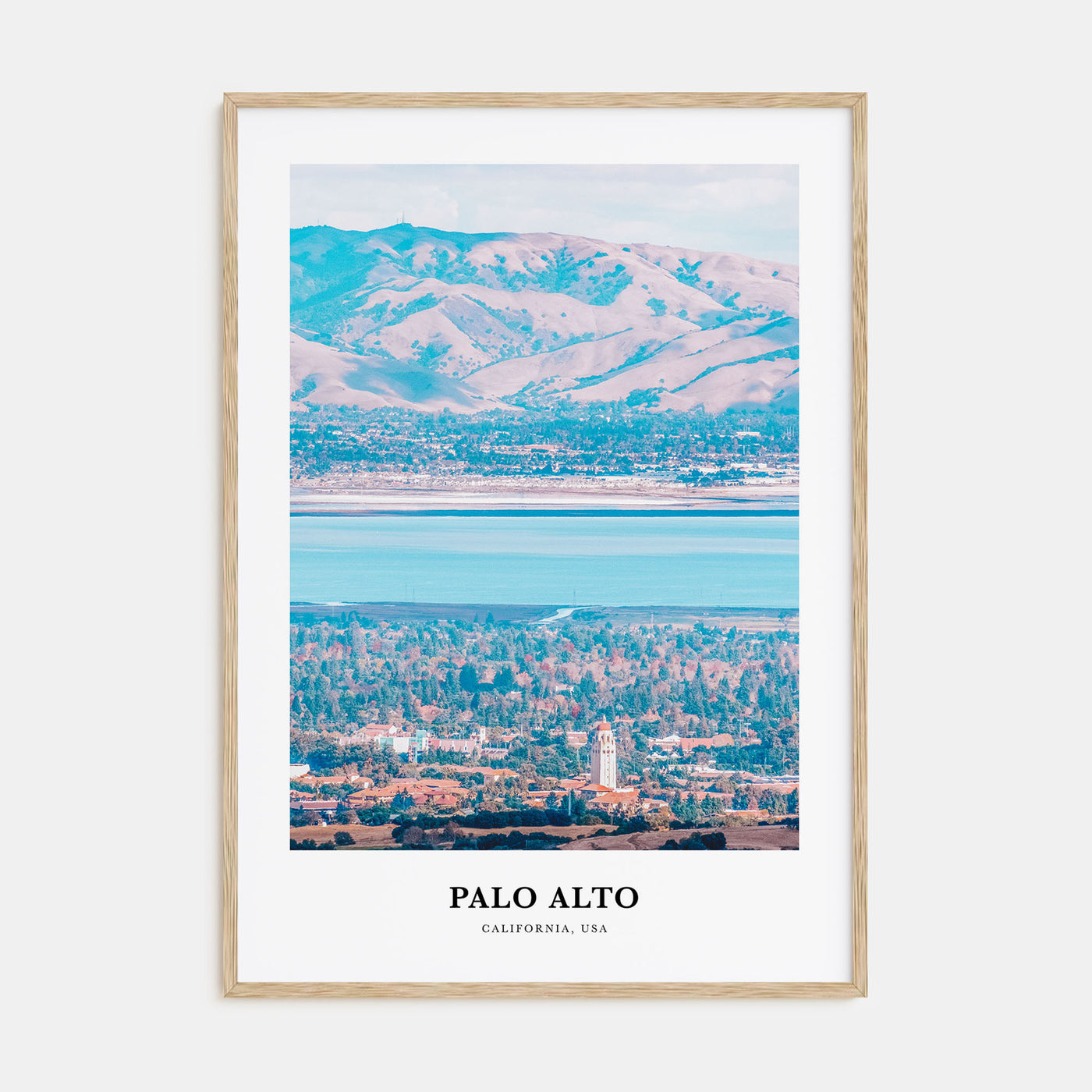 Palo Alto Portrait Color Poster