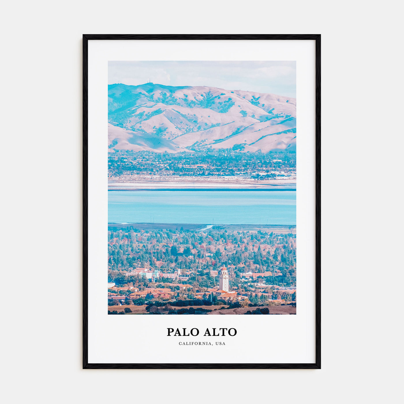Palo Alto Portrait Color Poster