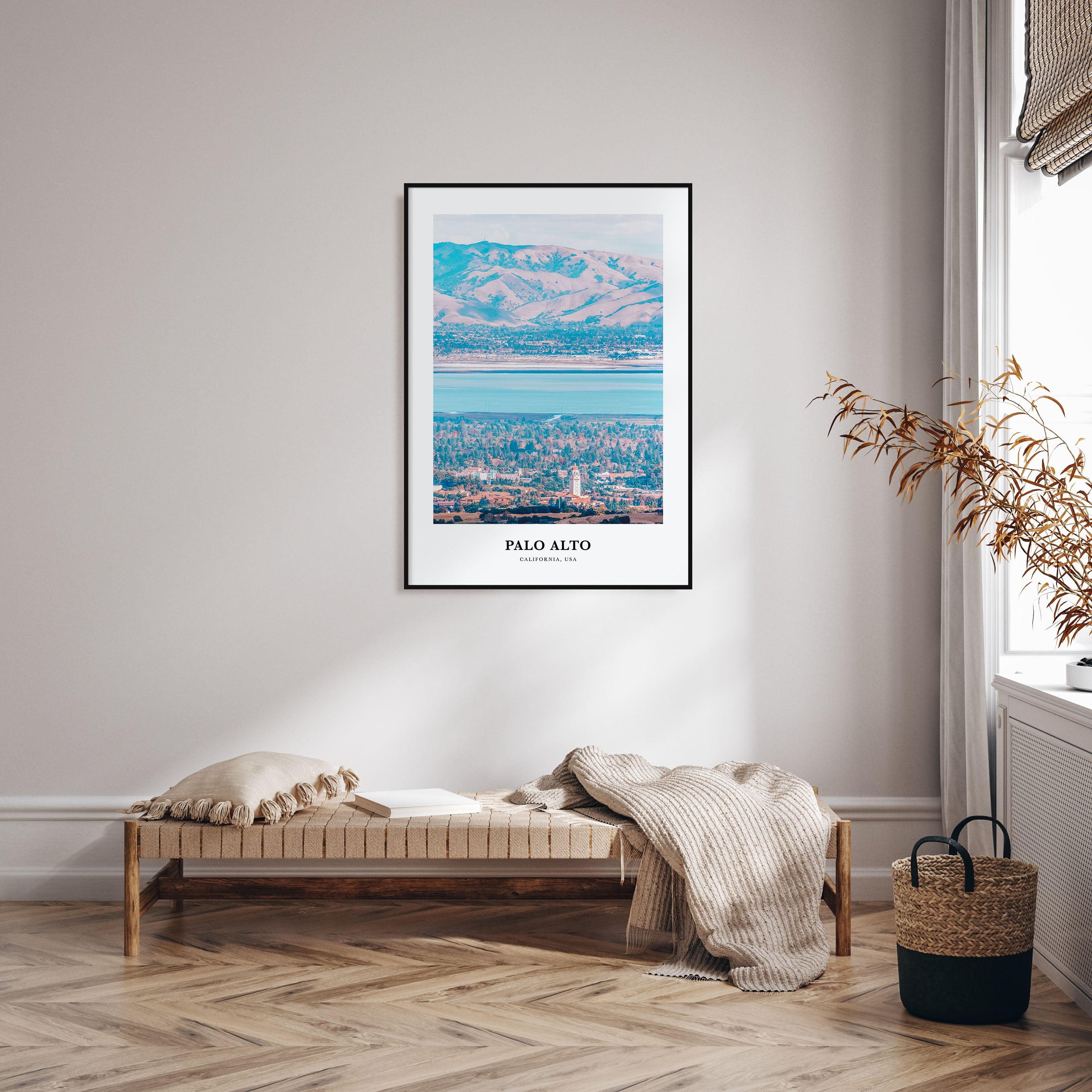 Palo Alto Portrait Color Poster