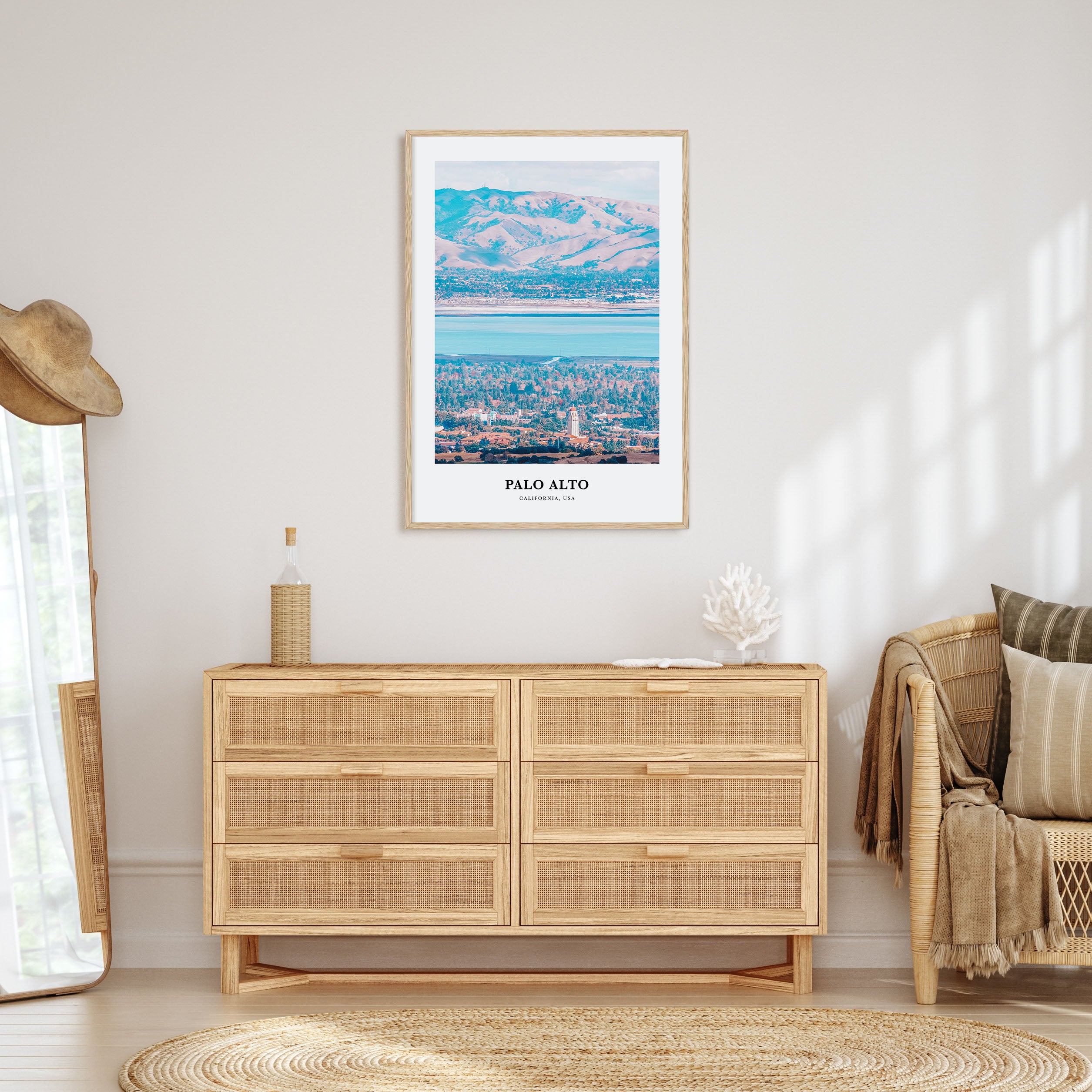 Palo Alto Portrait Color Poster