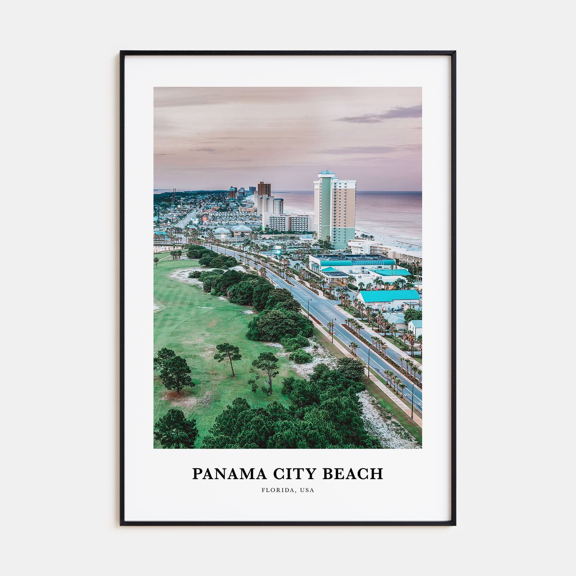 Panama City Beach, Florida Portrait Color Poster