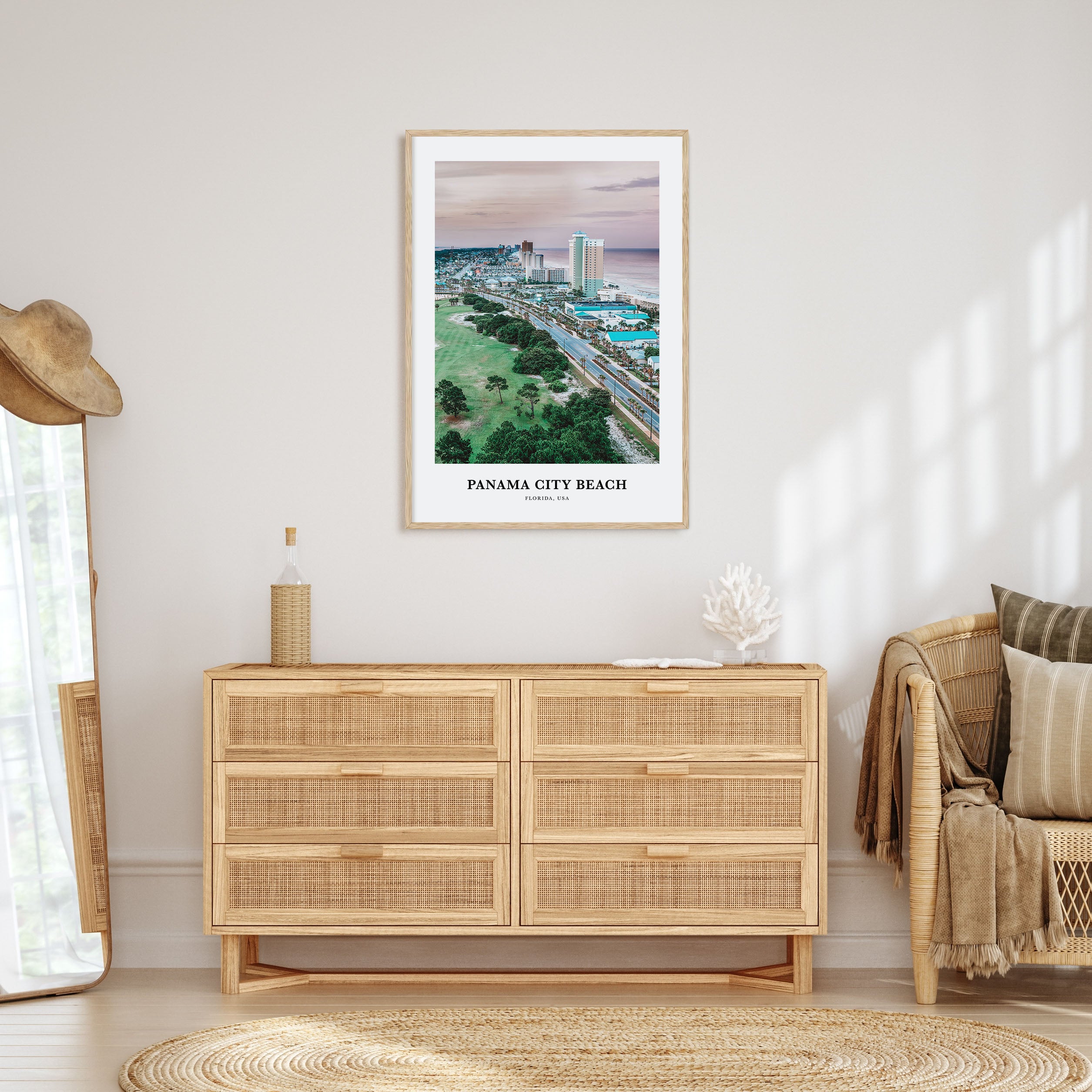 Panama City Beach, Florida Portrait Color Poster