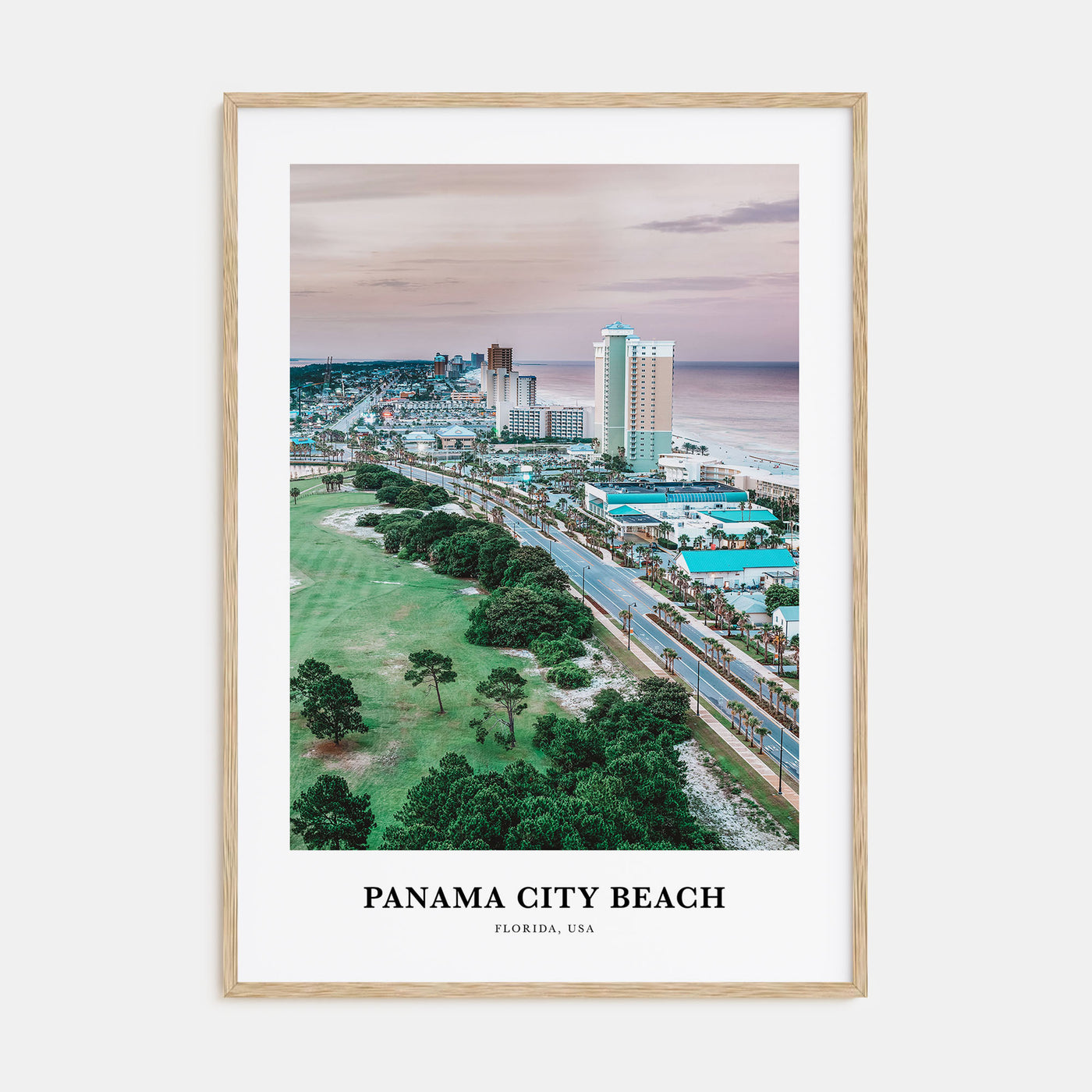 Panama City Beach, Florida Portrait Color Poster
