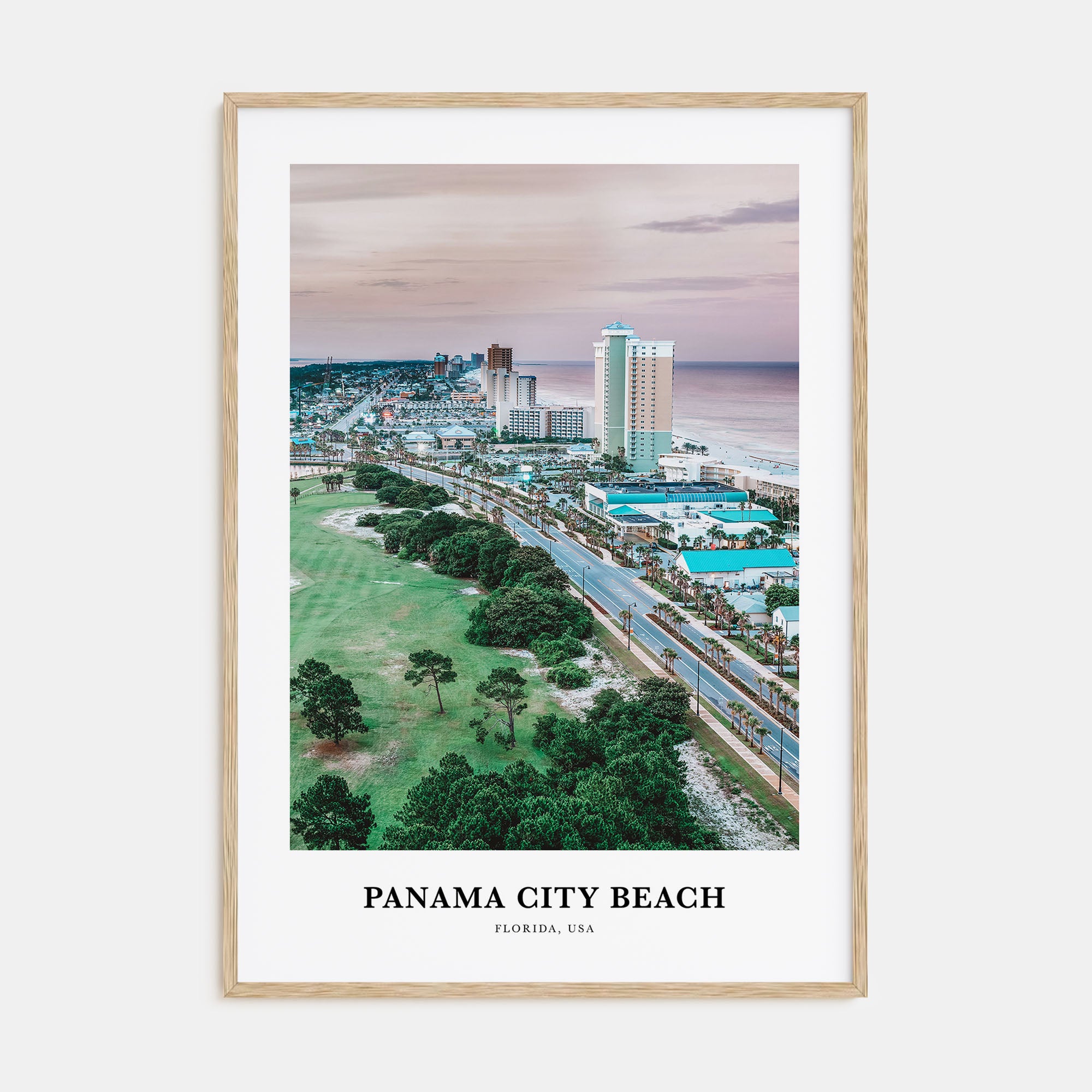Panama City Beach, Florida Portrait Color Poster