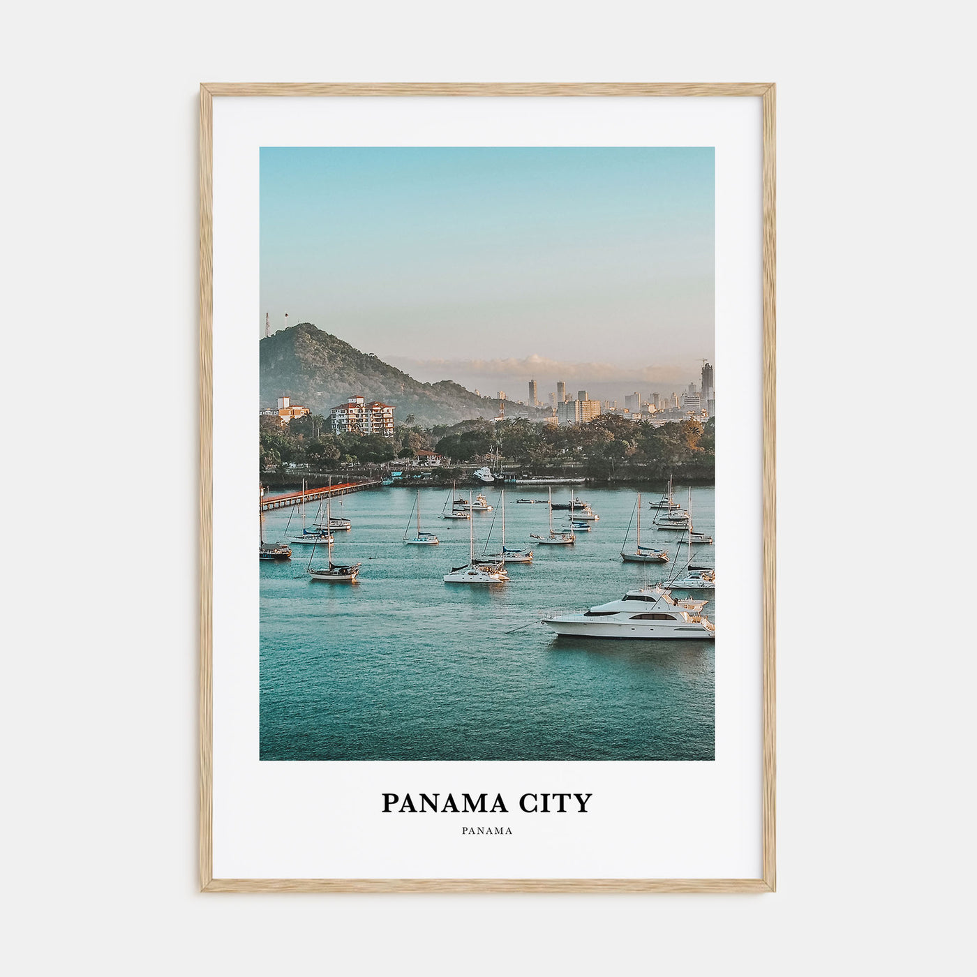 Panama City, Panama Portrait Color No 1 Poster