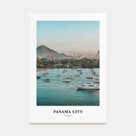 Panama City, Panama Portrait Color No 1 Poster