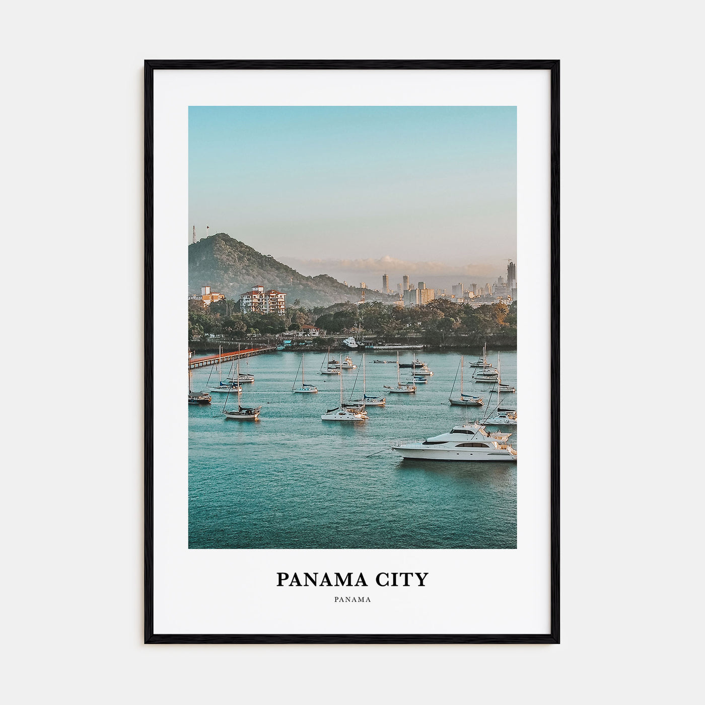 Panama City, Panama Portrait Color No 1 Poster