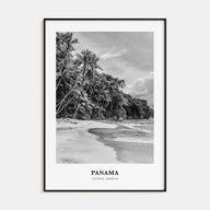 Panama Portrait B&W No 1 Poster