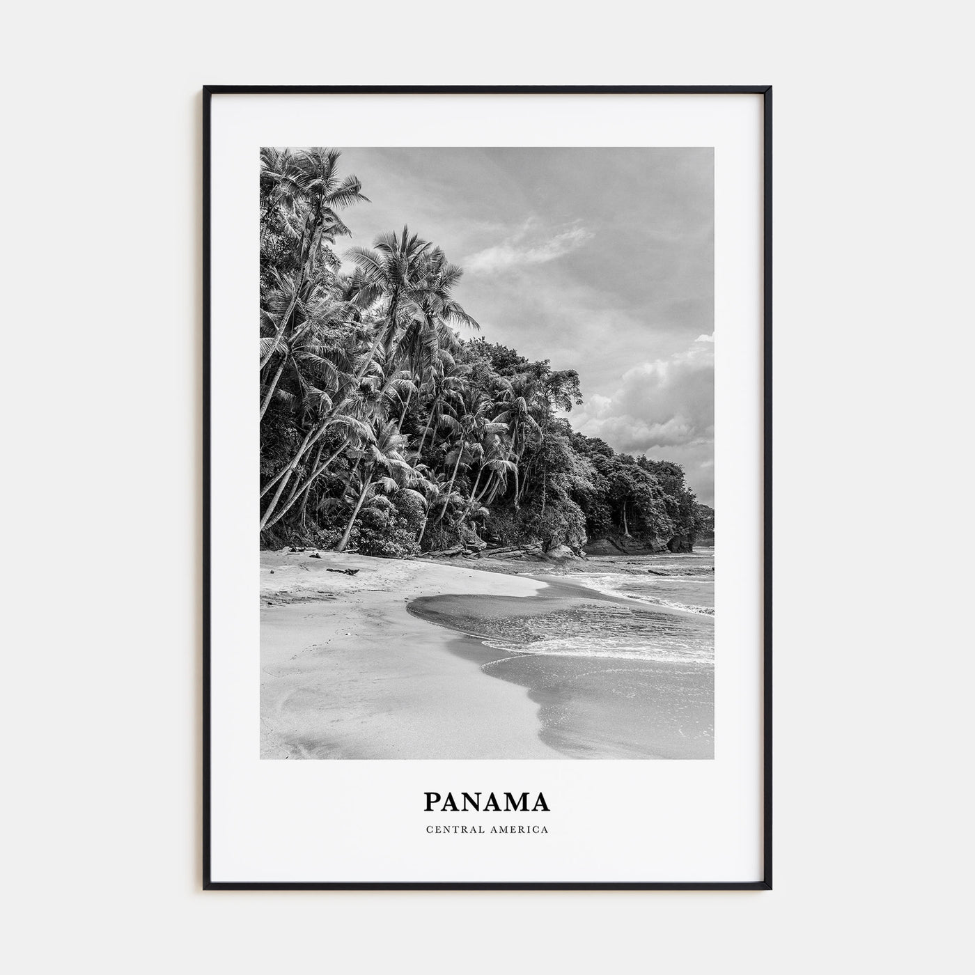 Panama Portrait B&W No 1 Poster