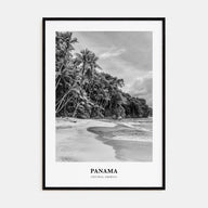 Panama Portrait B&W No 1 Poster