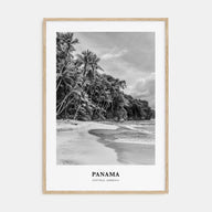 Panama Portrait B&W No 1 Poster