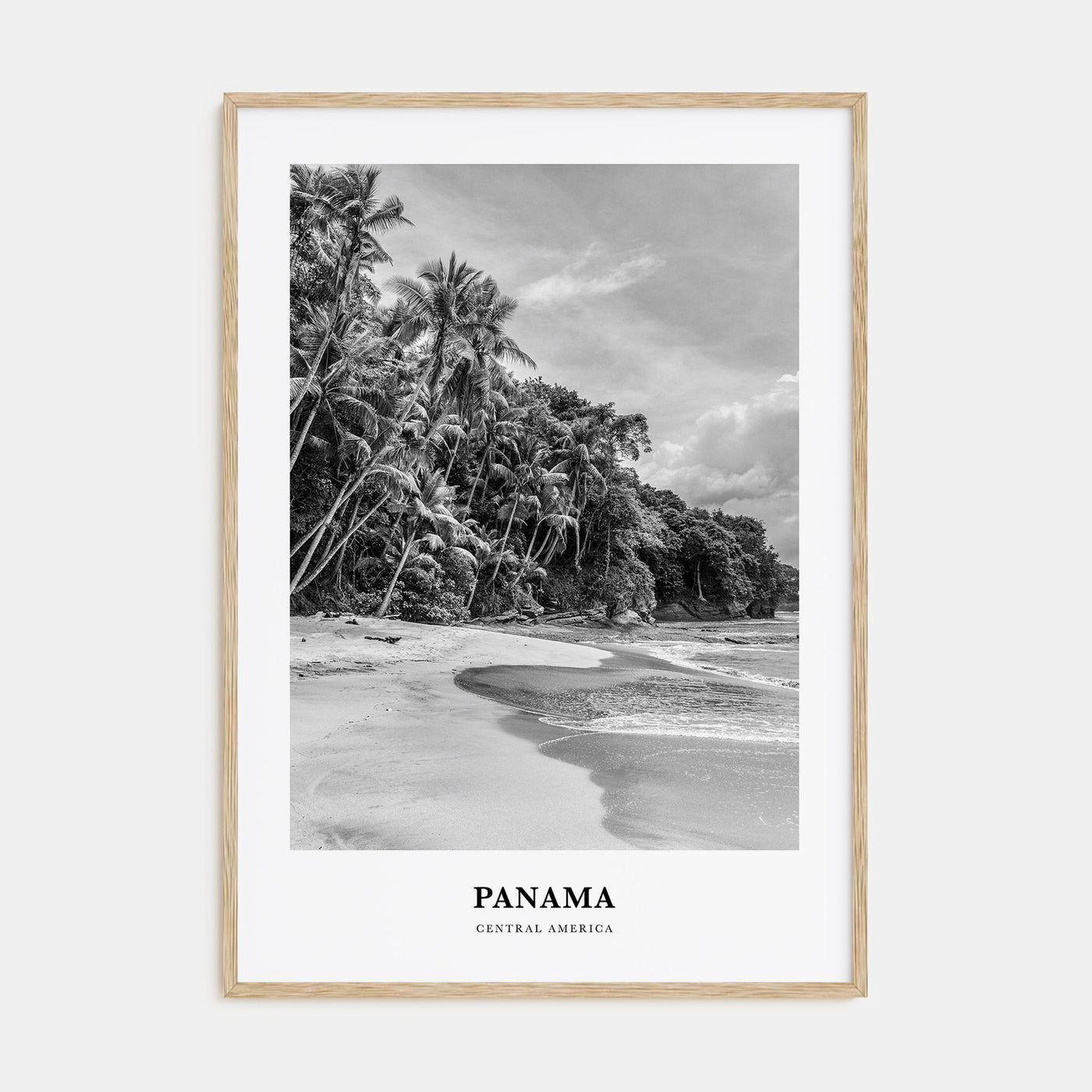 Panama Portrait B&W No 1 Poster