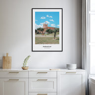 Paraguay Portrait Color Poster