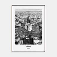 Paris Portrait B&W No 3 Poster