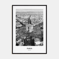 Paris Portrait B&W No 3 Poster