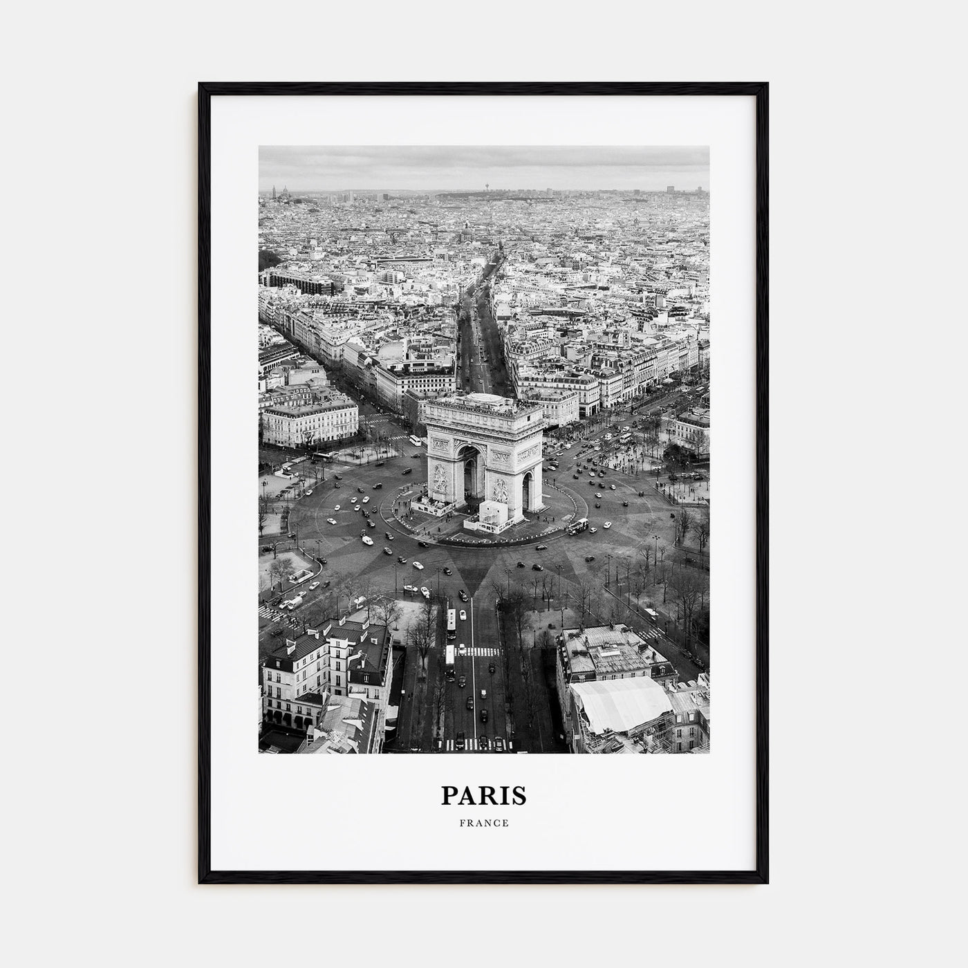Paris Portrait B&W No 3 Poster