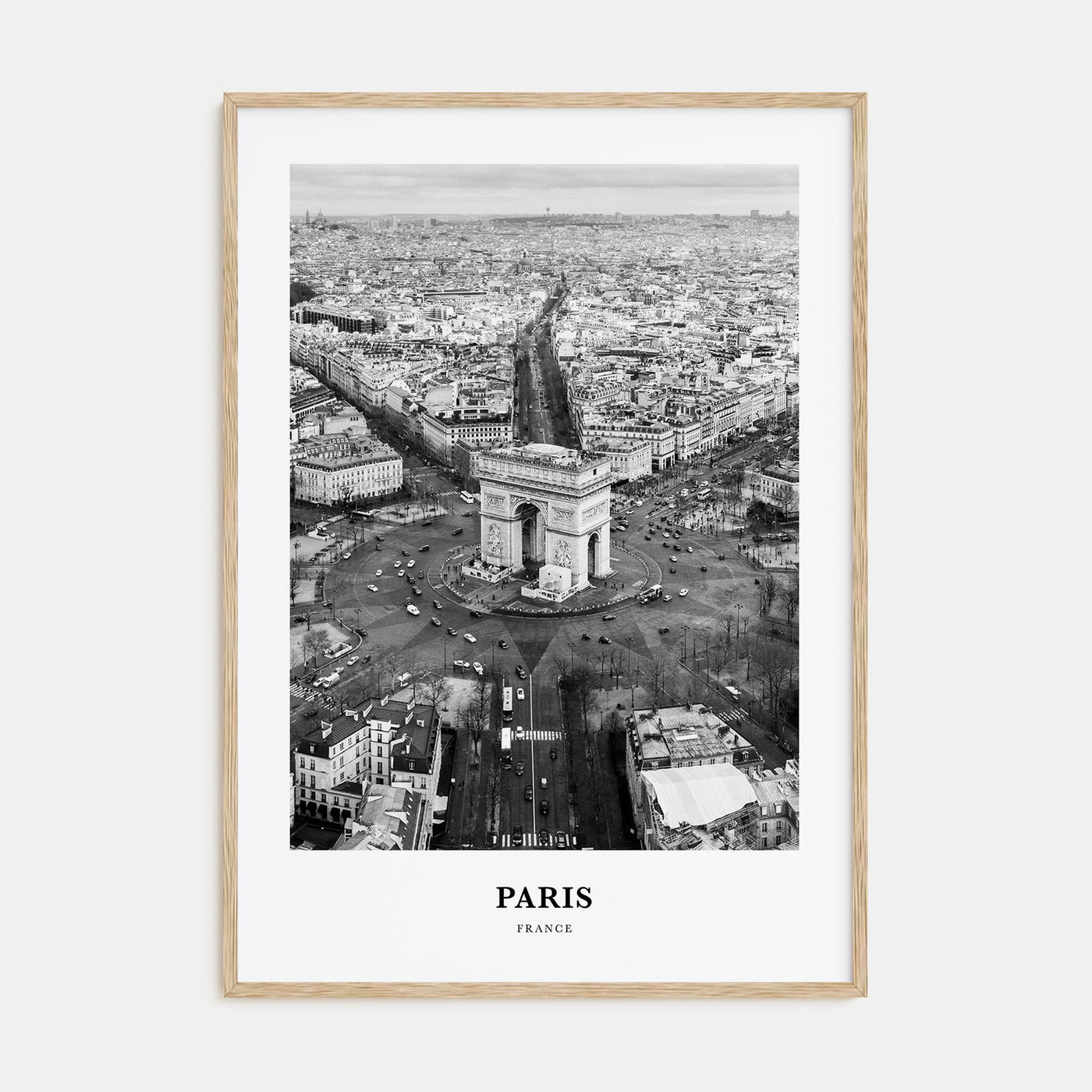 Paris Portrait B&W No 3 Poster