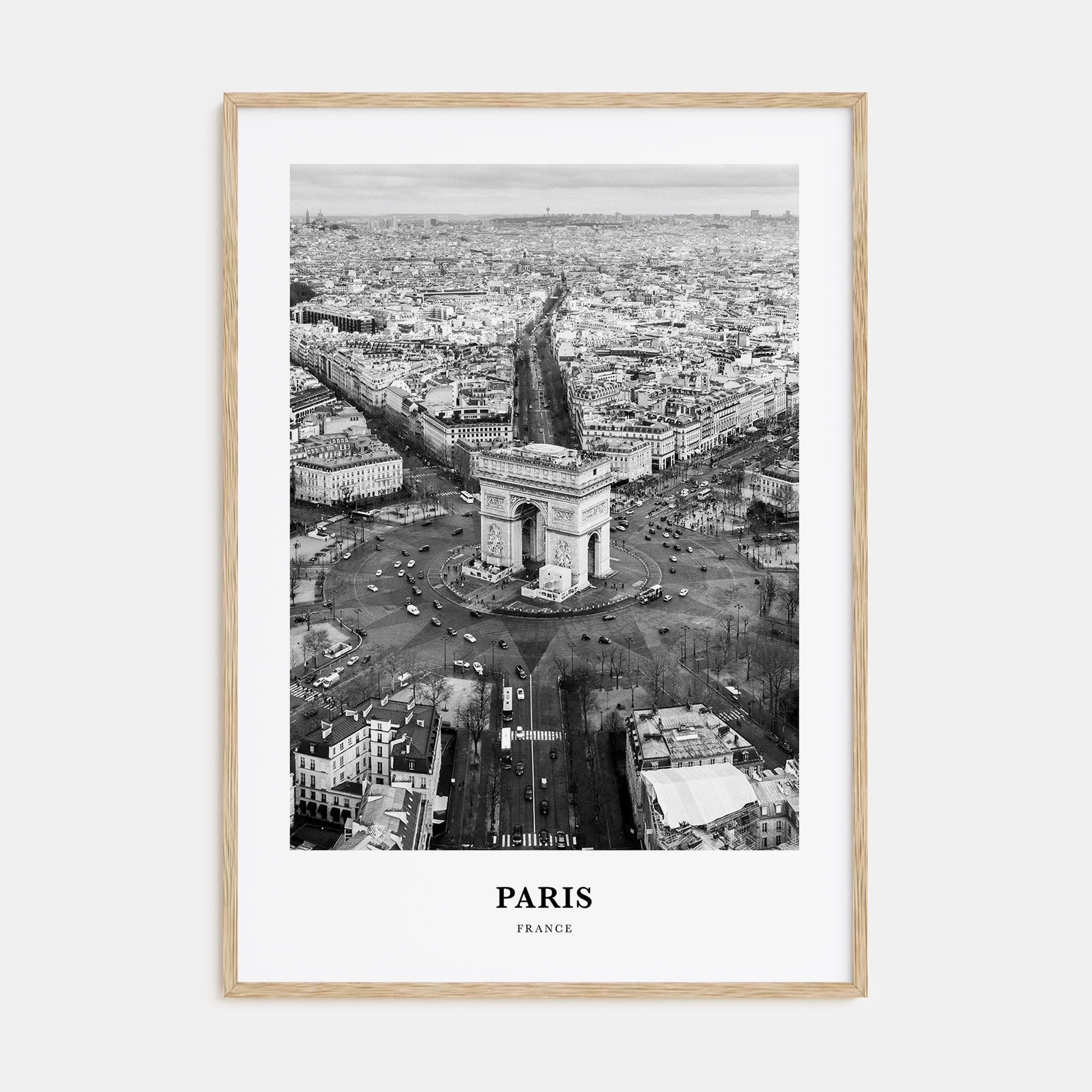 Paris Portrait B&W No 3 Poster
