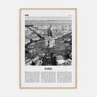 Paris Travel B&W No 3 Poster