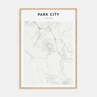 Park City Map Portrait Poster