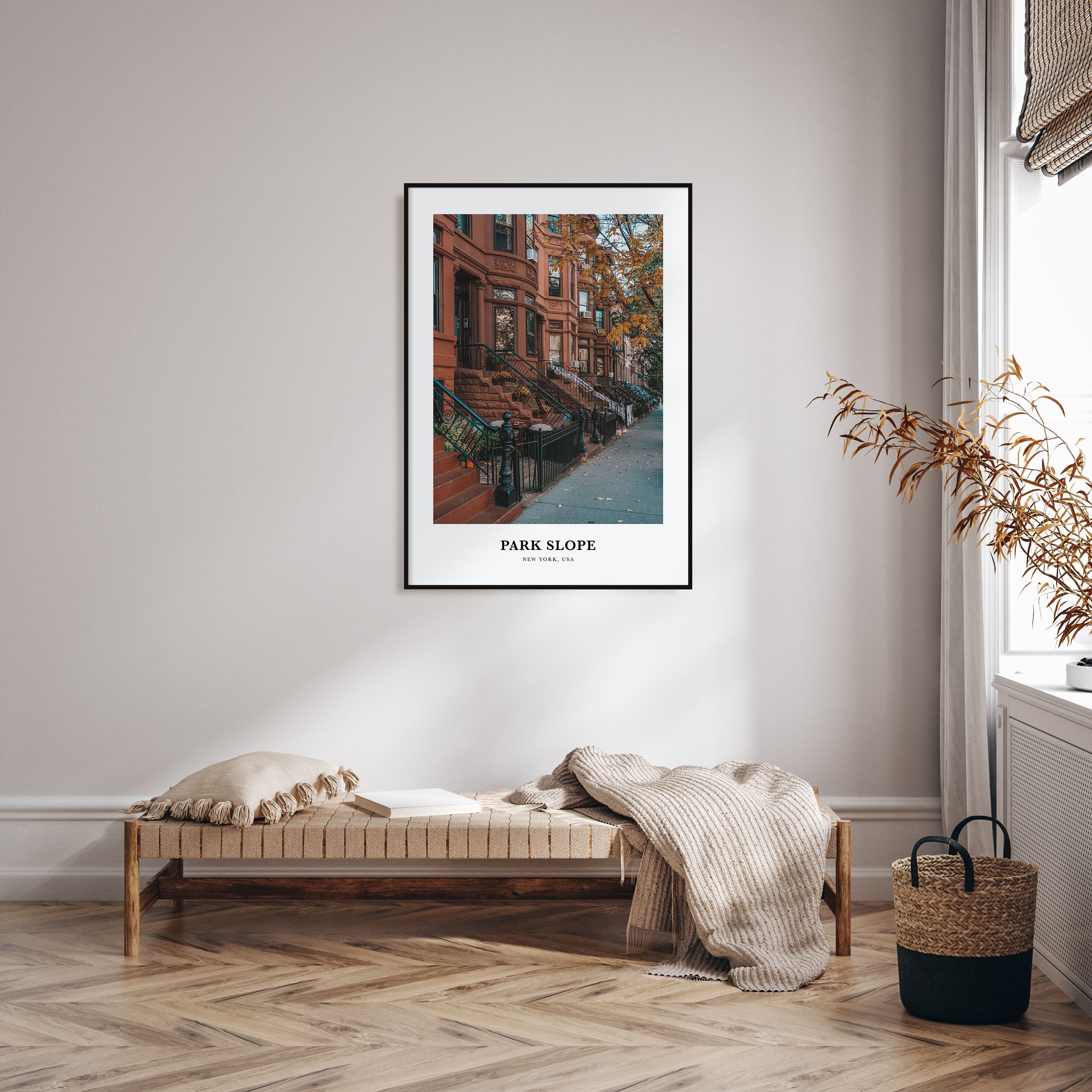 Park Slope Portrait Color Poster