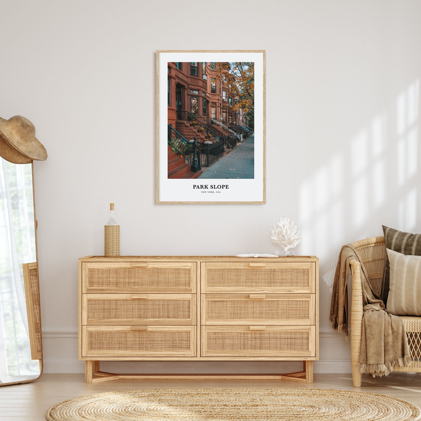 Park Slope Portrait Color Poster