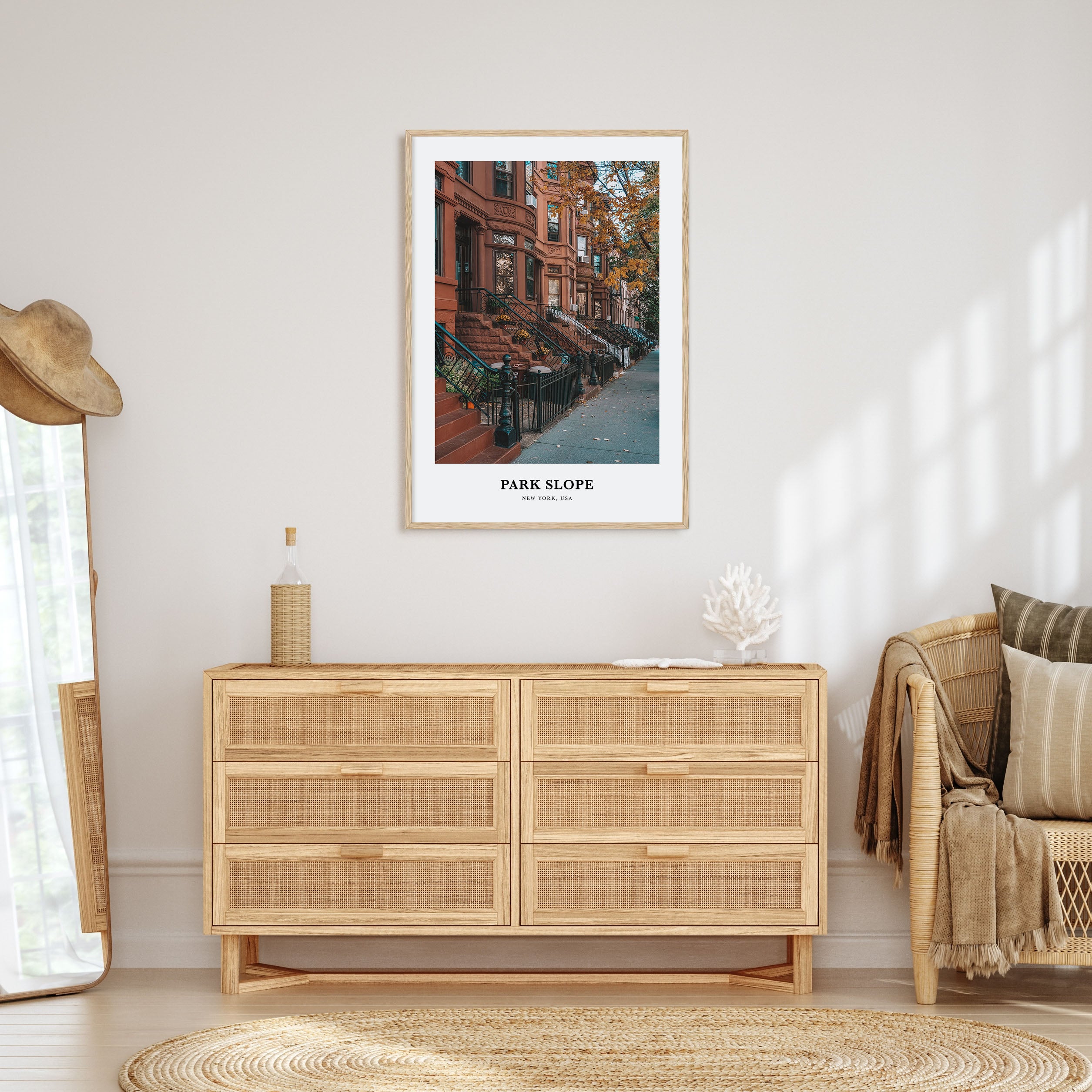 Park Slope Portrait Color Poster