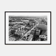 Pasadena Landscape B&W Poster