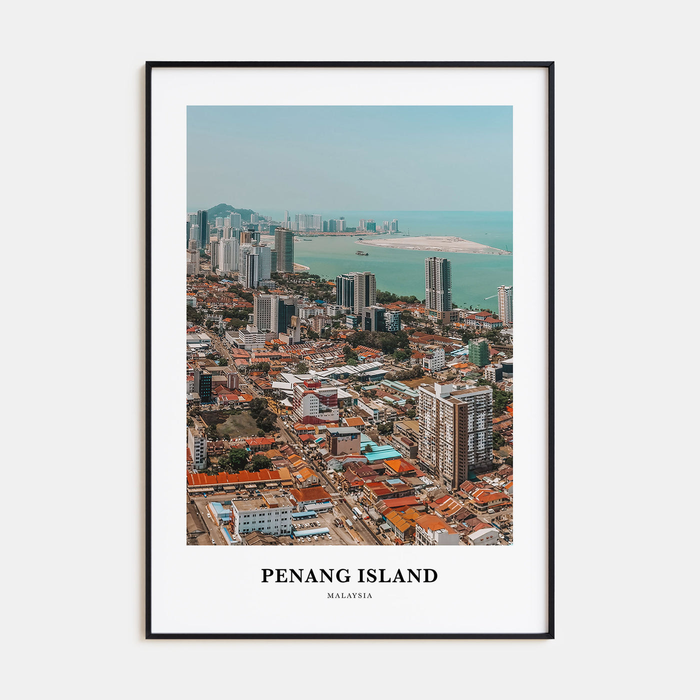 Penang Island Portrait Color Poster