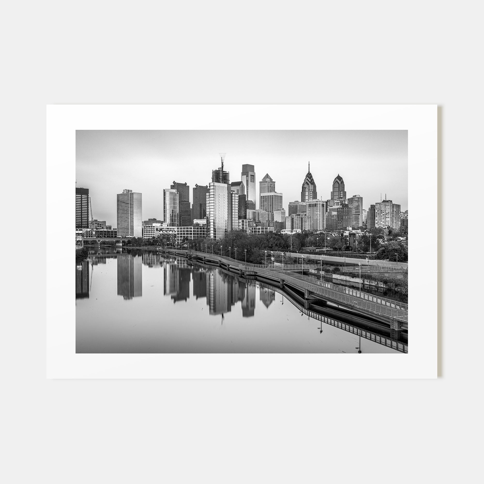Pennsylvania Landscape B&W Poster