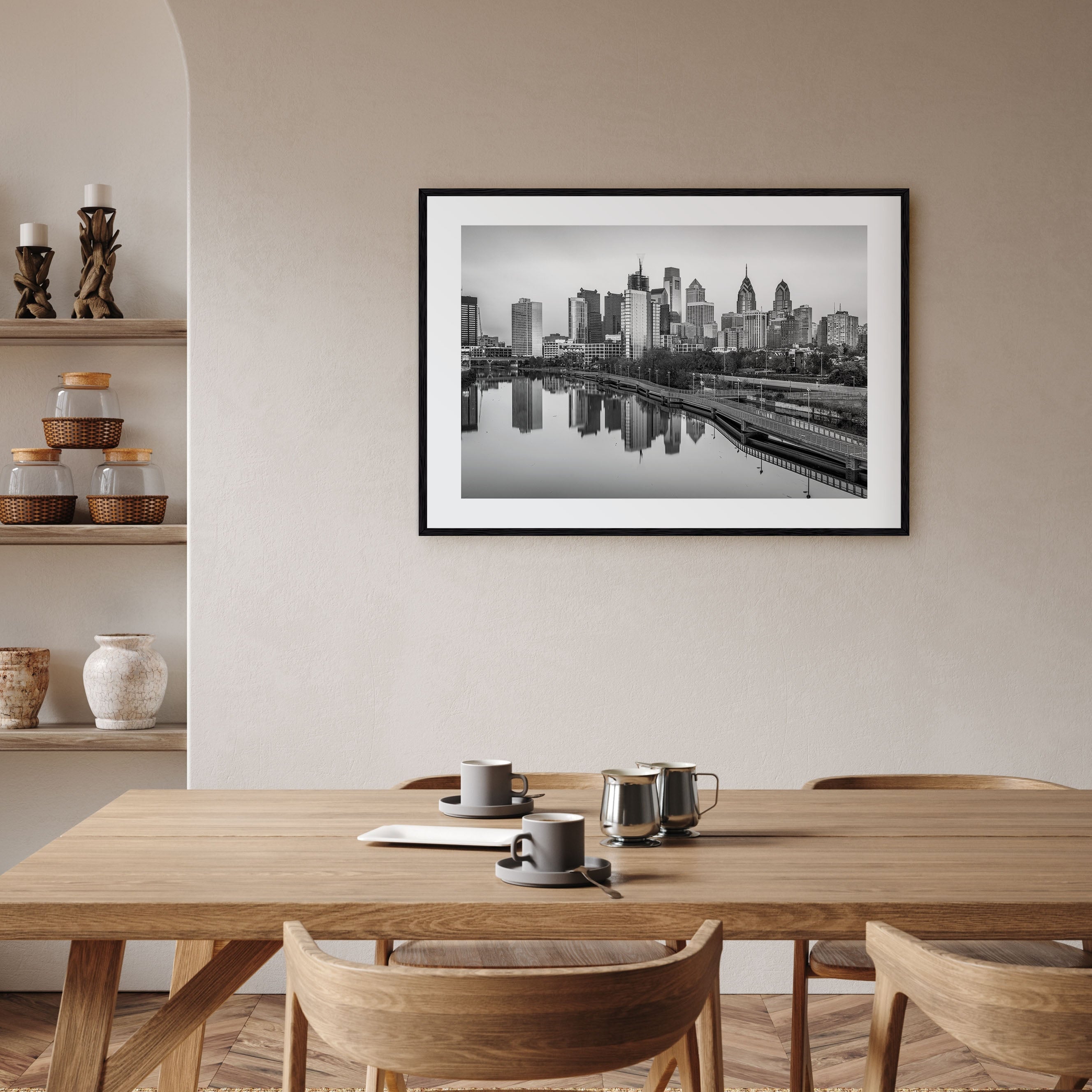 Pennsylvania Landscape B&W Poster