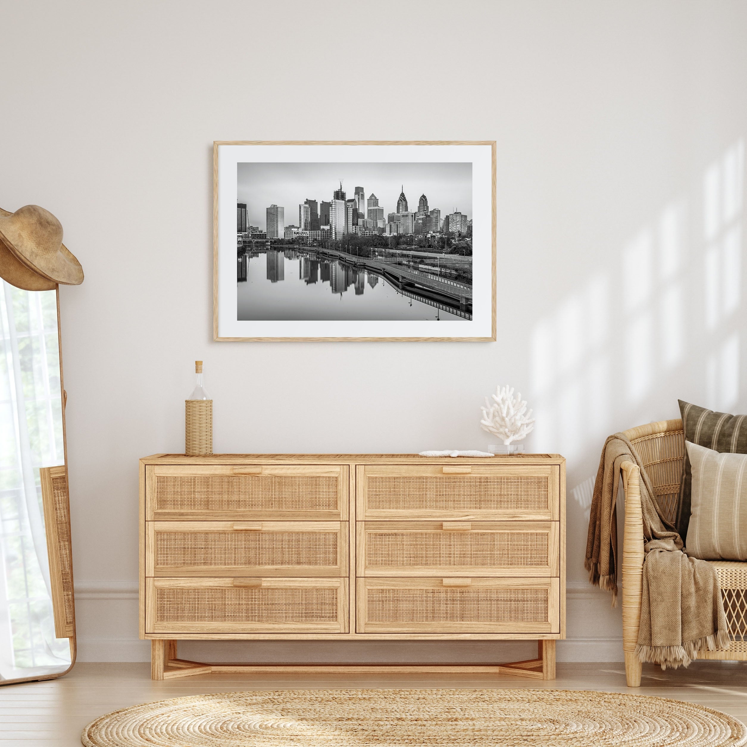 Pennsylvania Landscape B&W Poster