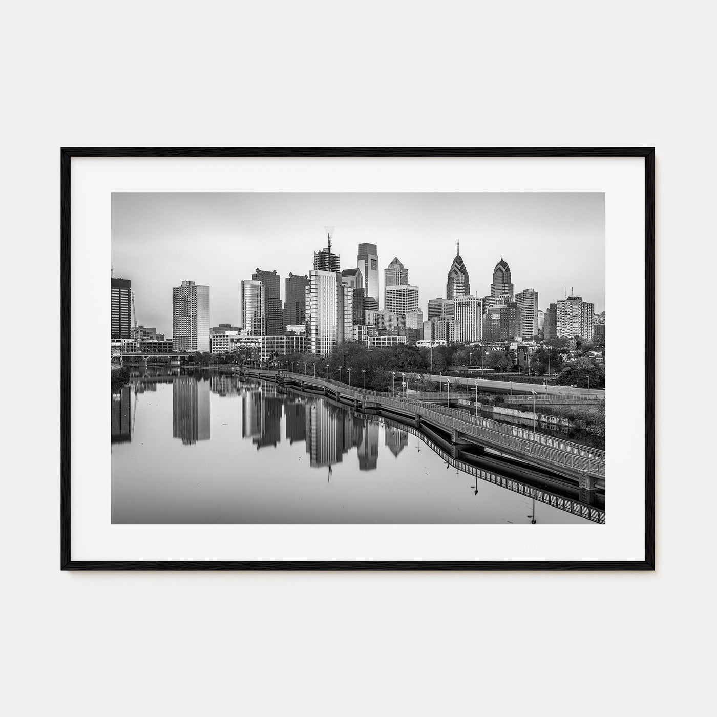 Pennsylvania Landscape B&W Poster