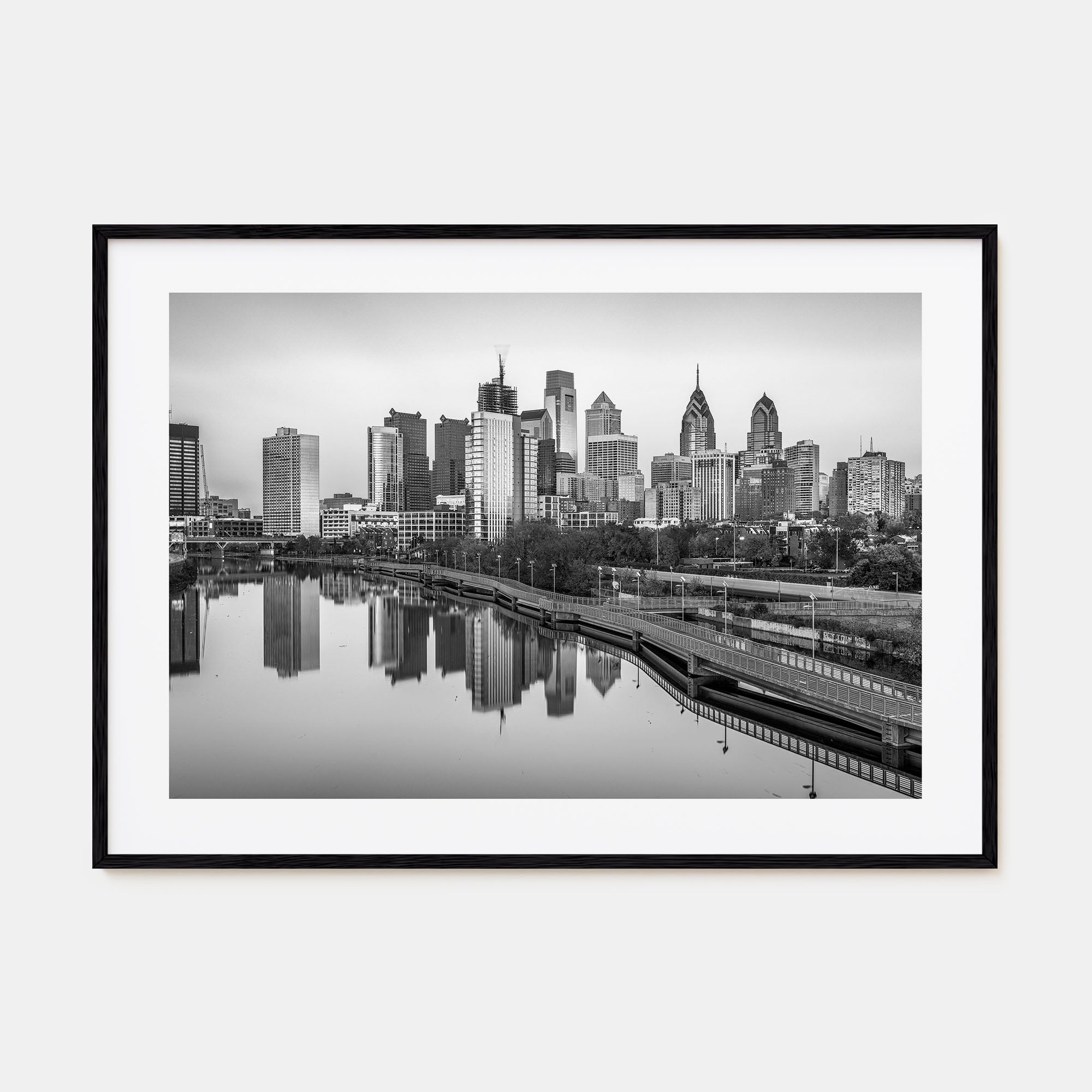 Pennsylvania Landscape B&W Poster