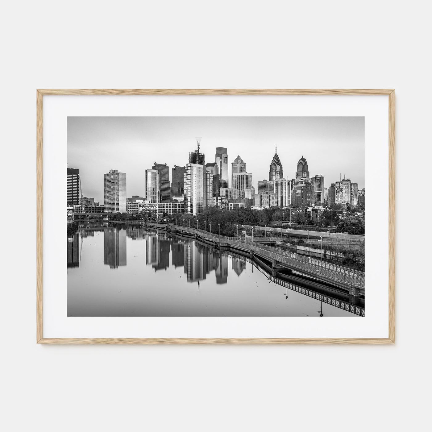Pennsylvania Landscape B&W Poster