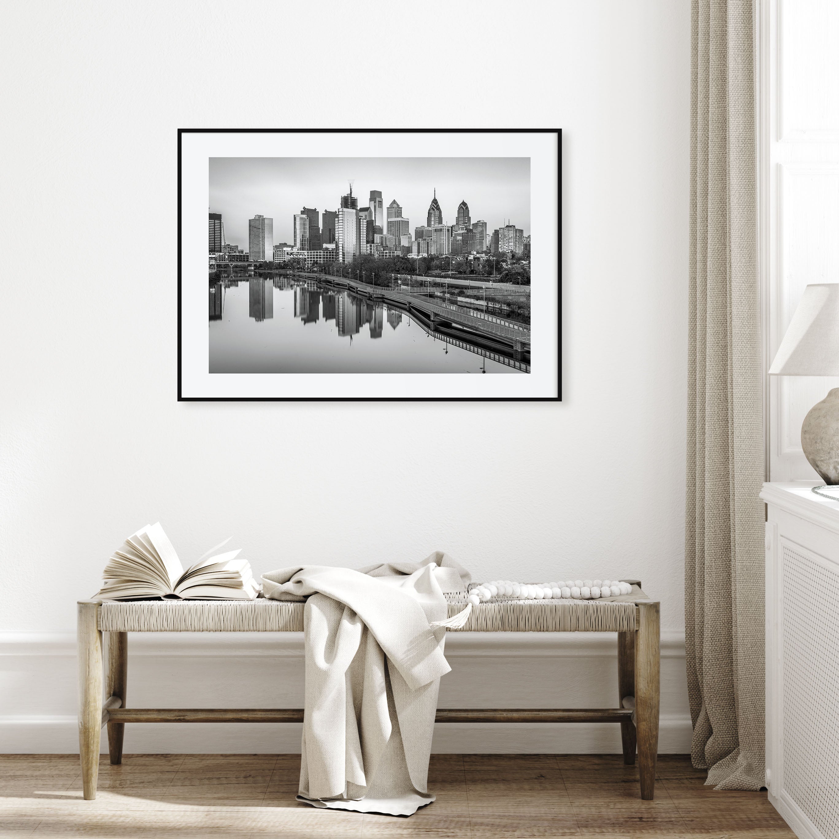 Pennsylvania Landscape B&W Poster
