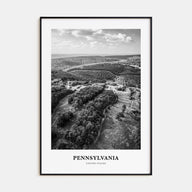 Pennsylvania Portrait B&W Poster