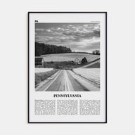 Pennsylvania Travel B&W No 1 Poster