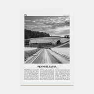 Pennsylvania Travel B&W No 1 Poster