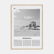 Pensacola Travel B&W No 1 Poster