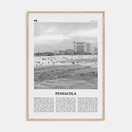 Pensacola Travel B&W No 2 Poster