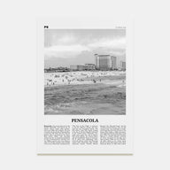 Pensacola Travel B&W No 2 Poster