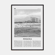 Pensacola Travel B&W No 2 Poster