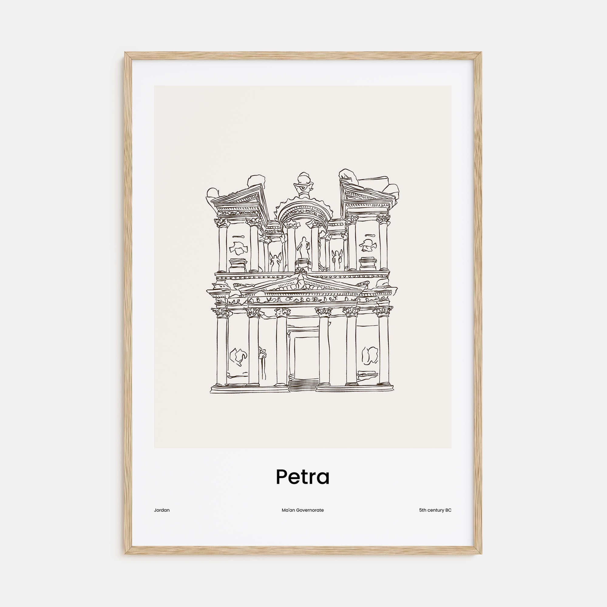 Petra Drawn Poster